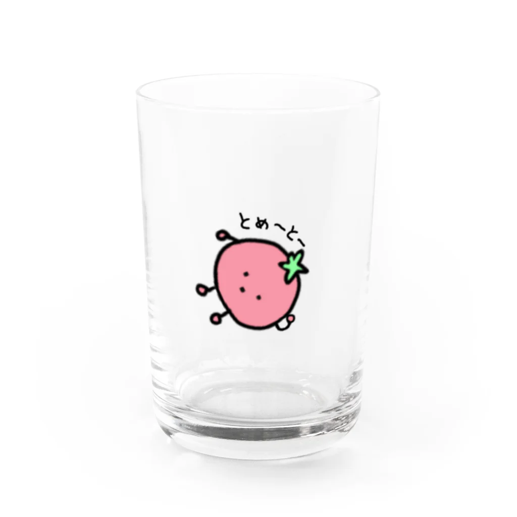 melonchocoのとめ〜と〜トマト Water Glass :front