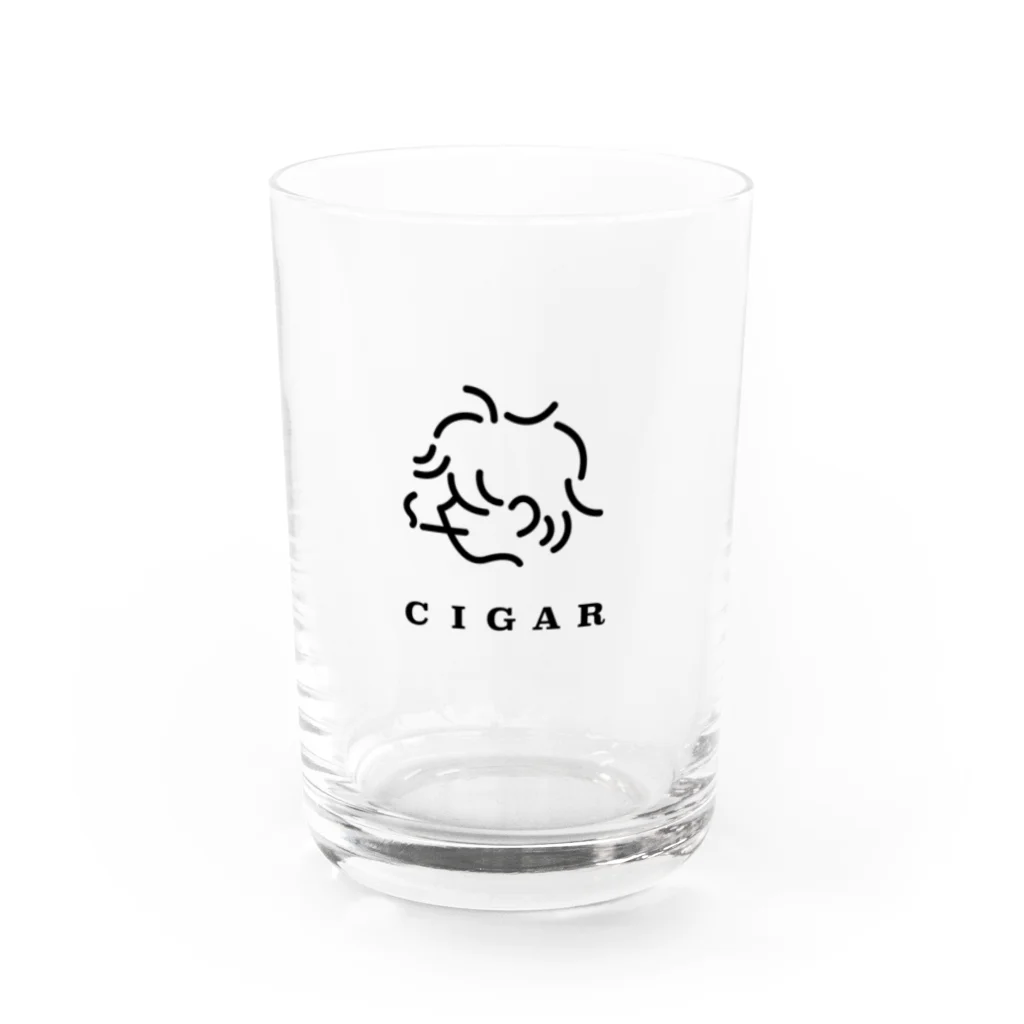 H A R U B O O Kのシガー Water Glass :front