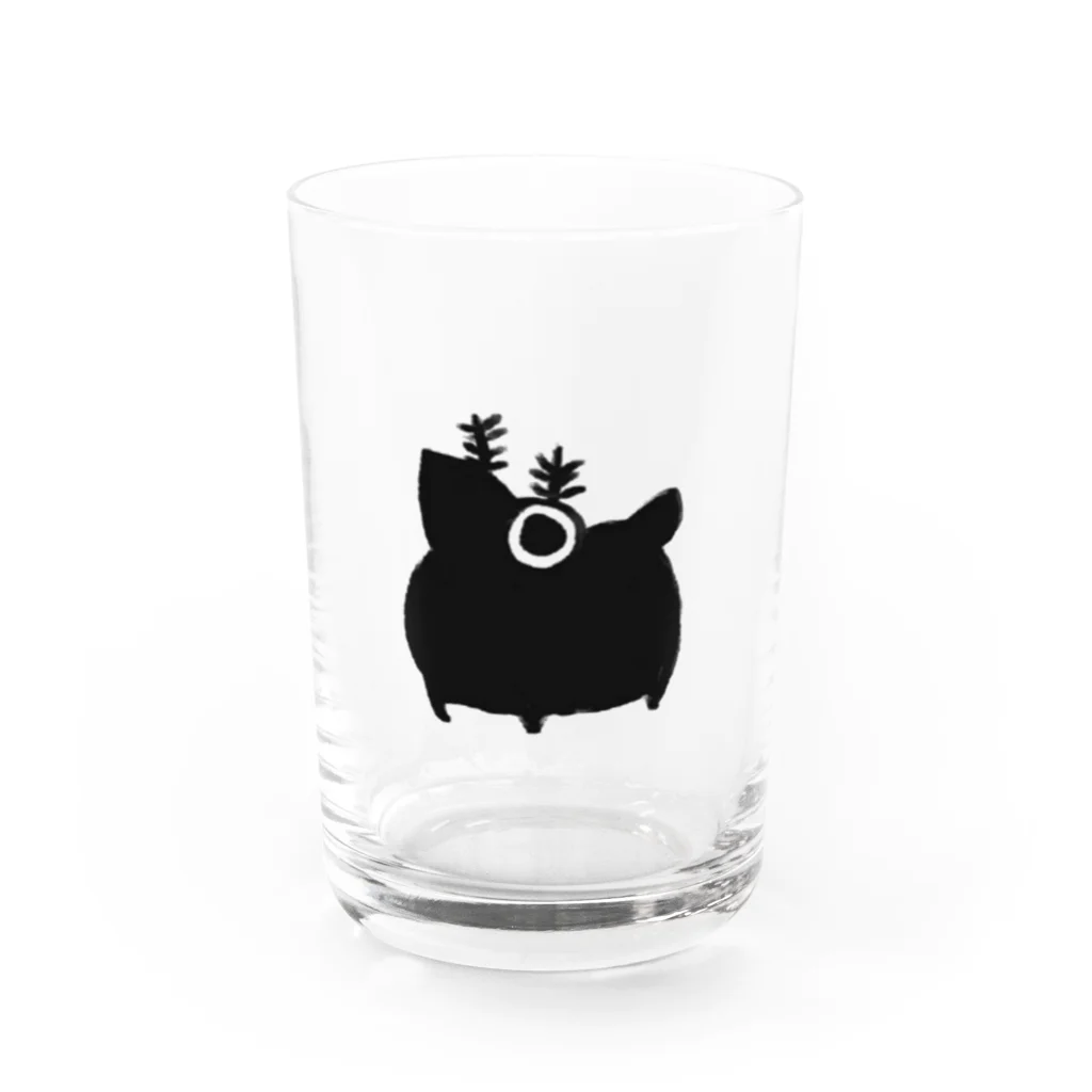 でしまきのヴヴくん Water Glass :front