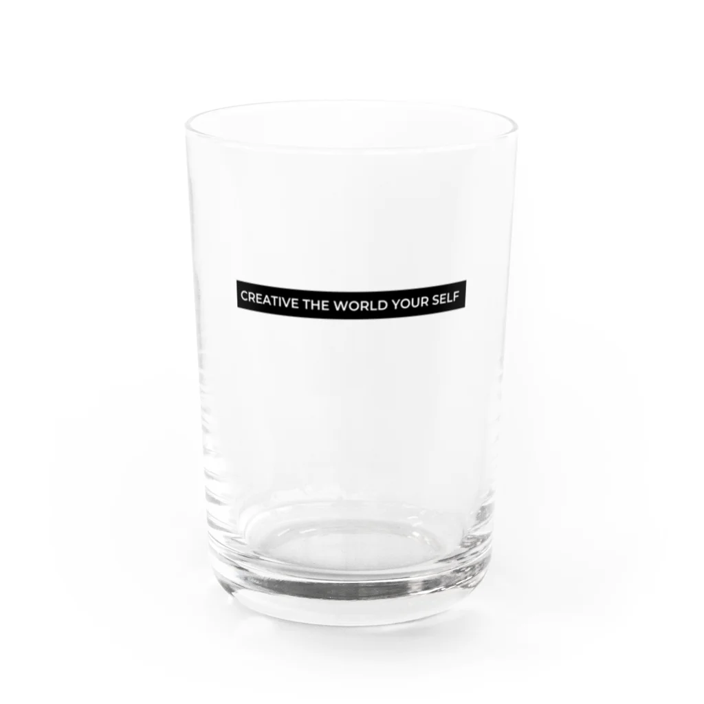 sappori BLOGのcreative the world your self:(黒) Water Glass :front