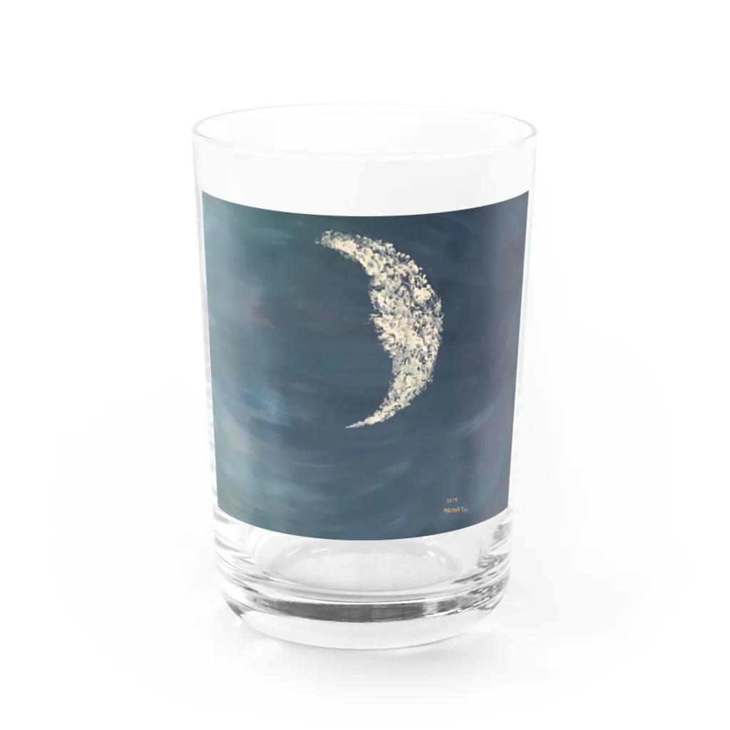 MAINA YUI SHOPの浮かぶ月 Water Glass :front