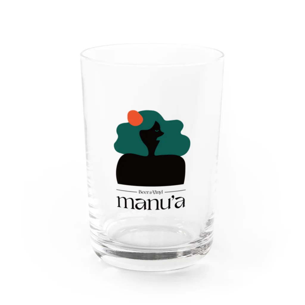 神泉manu'a beer clubのmanu'a people glass グラス前面