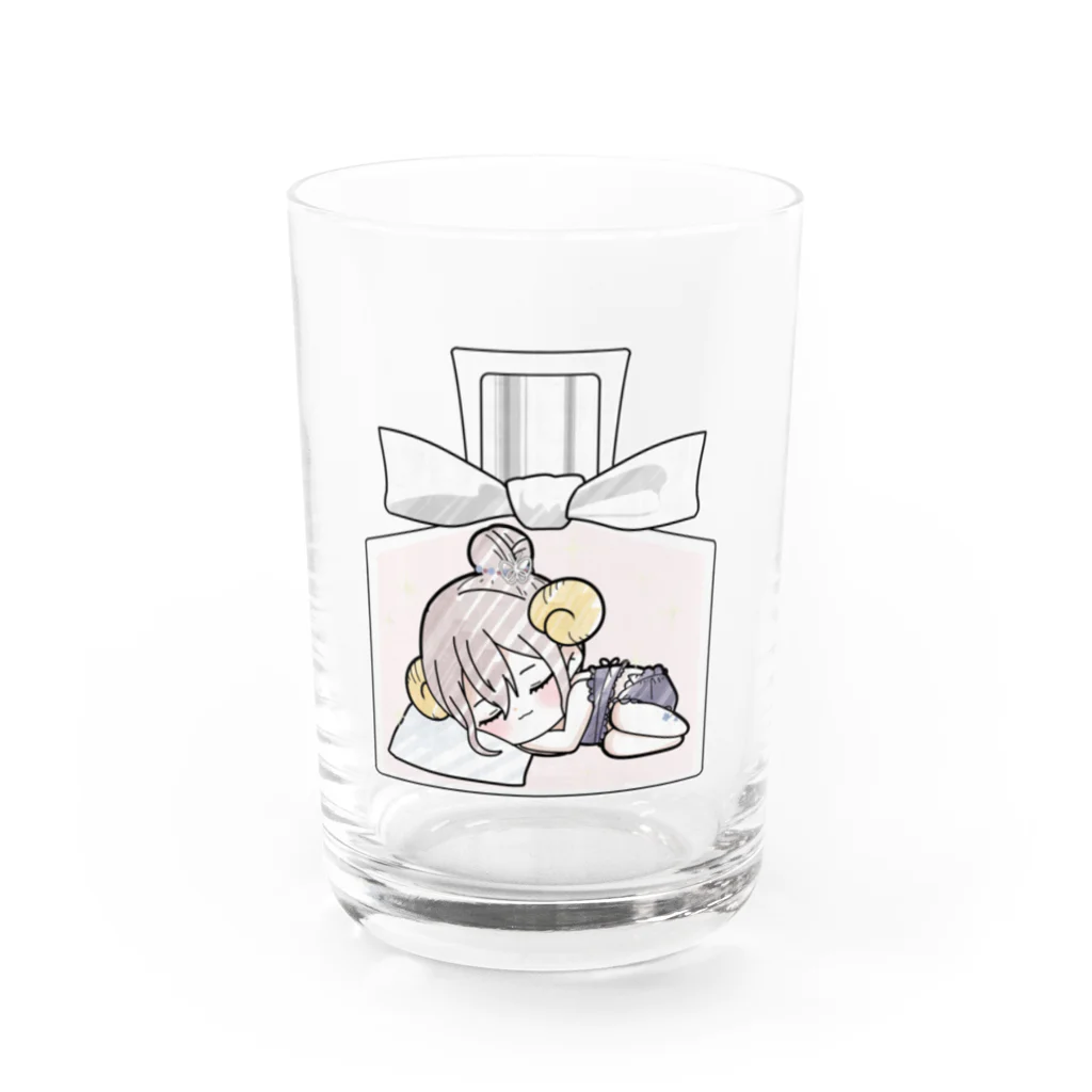 灰眠 るーの眠るー前に1杯。 Water Glass :front