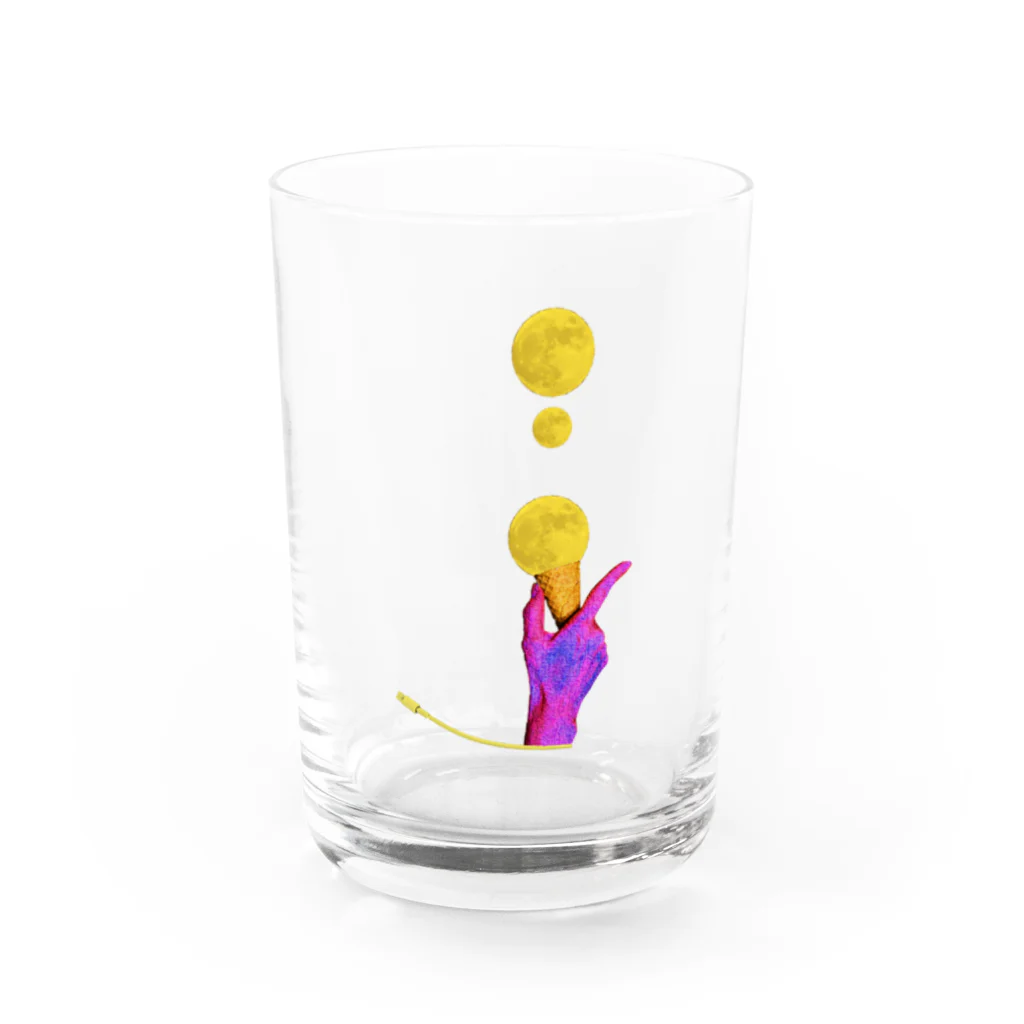 【画交宿】のバッテリー Water Glass :front