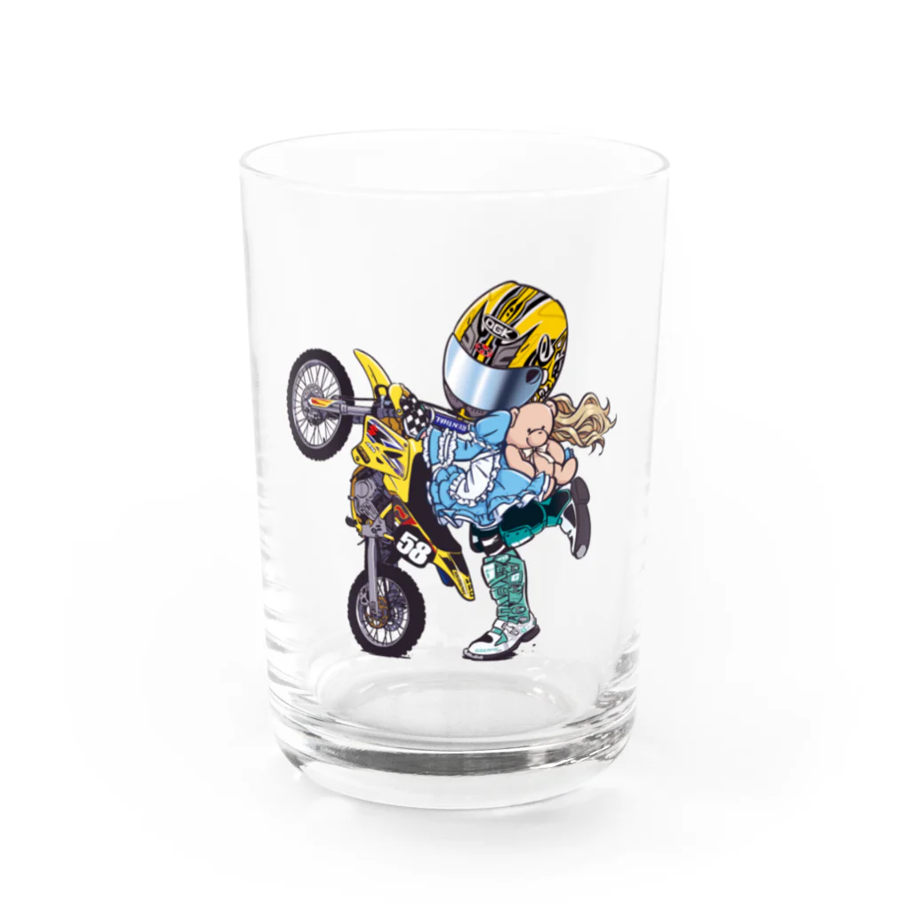 メイドちゃんZENKAIショップのメイドちゃん Water Glass :front