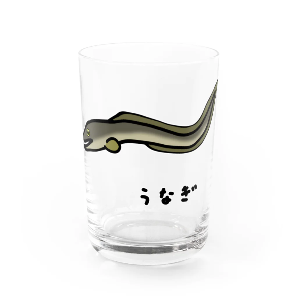 脂身通信Ｚの【魚シリーズ】うなぎ♪2107 Water Glass :front