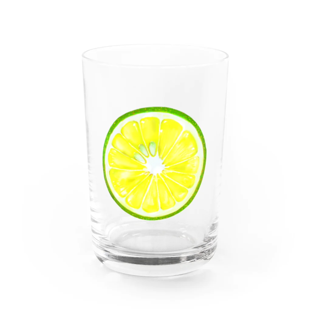 大統領のねこちゃんグッズのすっぱい Water Glass :front