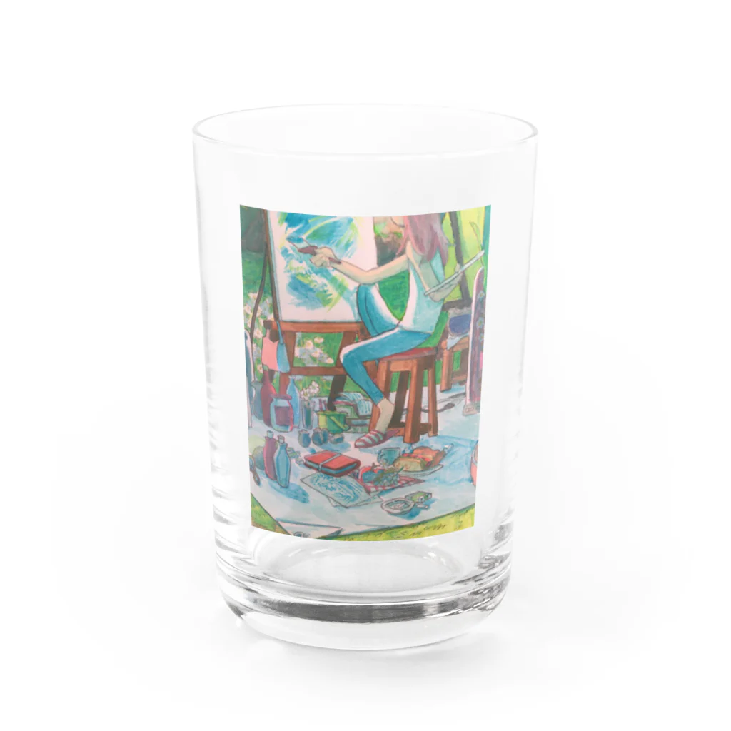 ほそぼそタイムスのくらし Water Glass :front