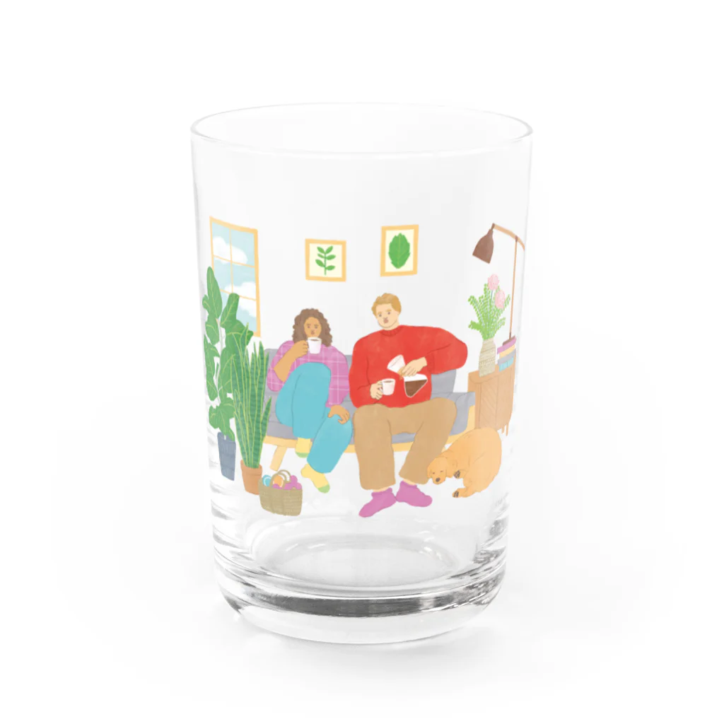 Yukino1118｜イラストレーターの暮らしを楽しむ Water Glass :front