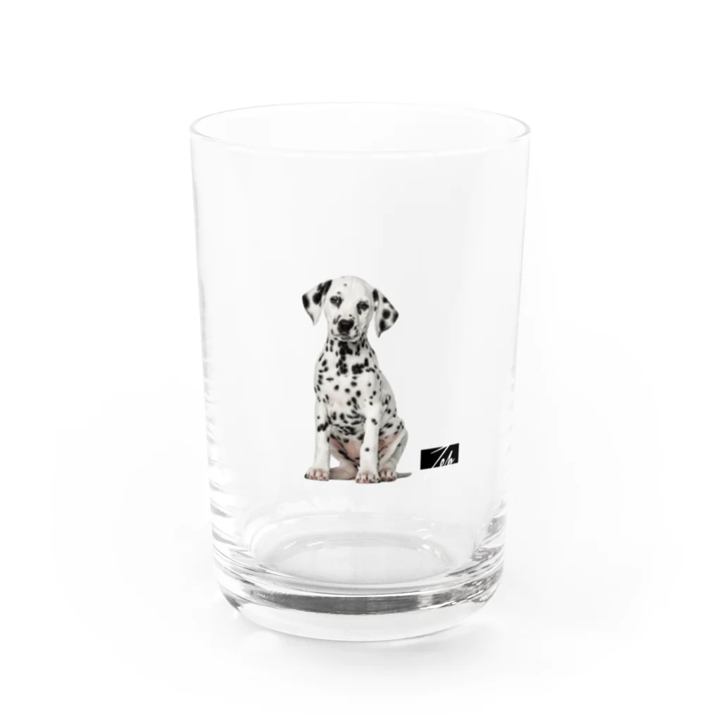 zebran.のDalmatian Water Glass :front