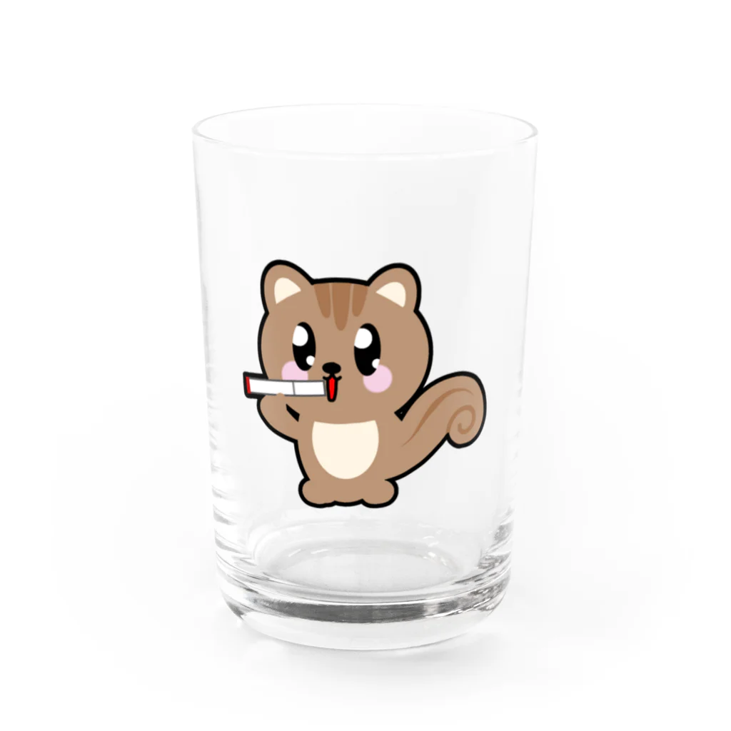 ニコチン子のニコリスくんコップ Water Glass :front