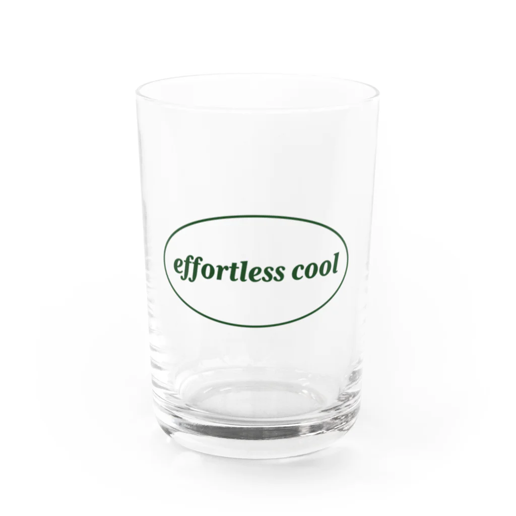 āsana ｱｰｻﾅのeffortless cool (エフォートレス クール) Water Glass :front