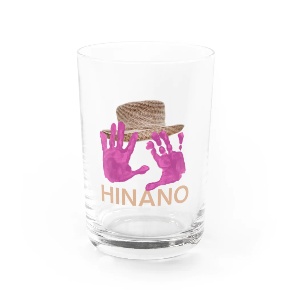 こどもの世界のHINANO Water Glass :front