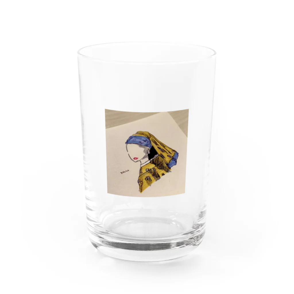 N.Kの真珠の耳飾りの少女 Water Glass :front