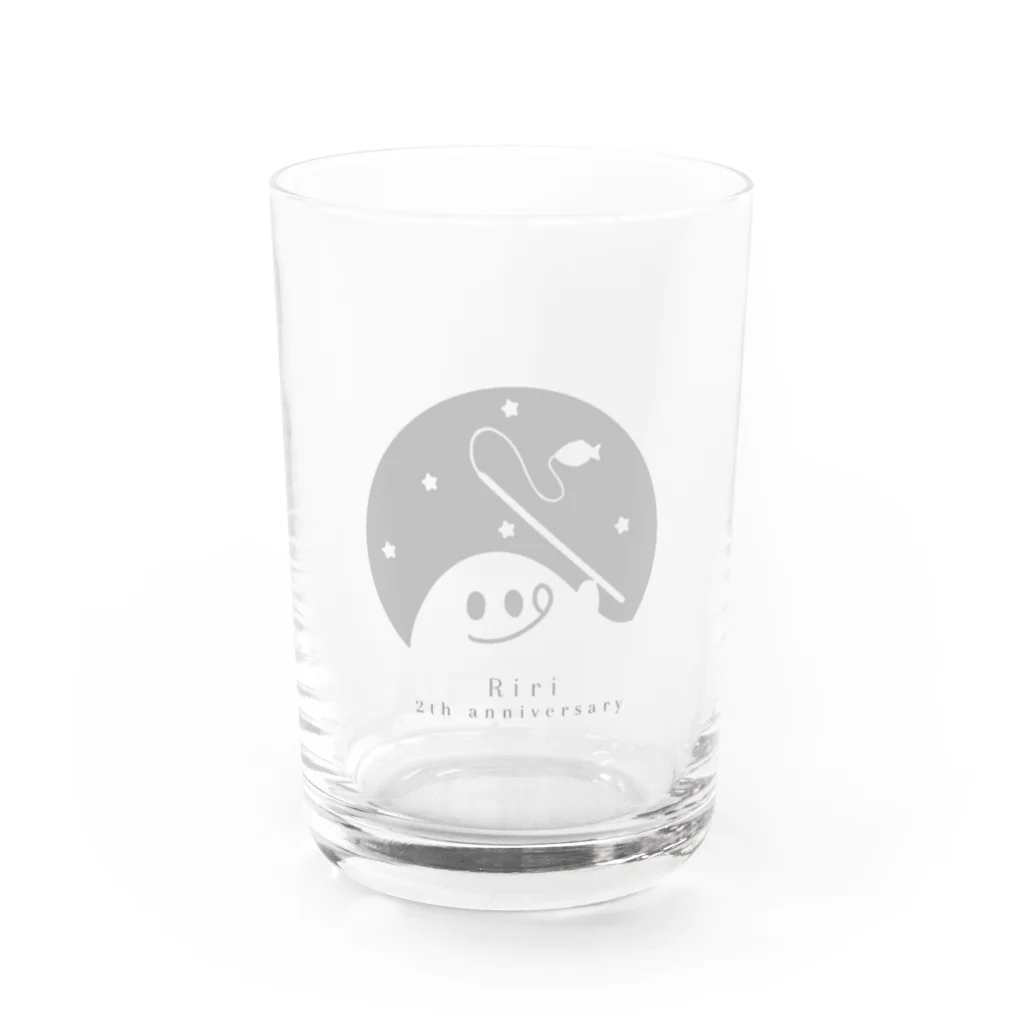 riri_partsの2周年 Water Glass :front