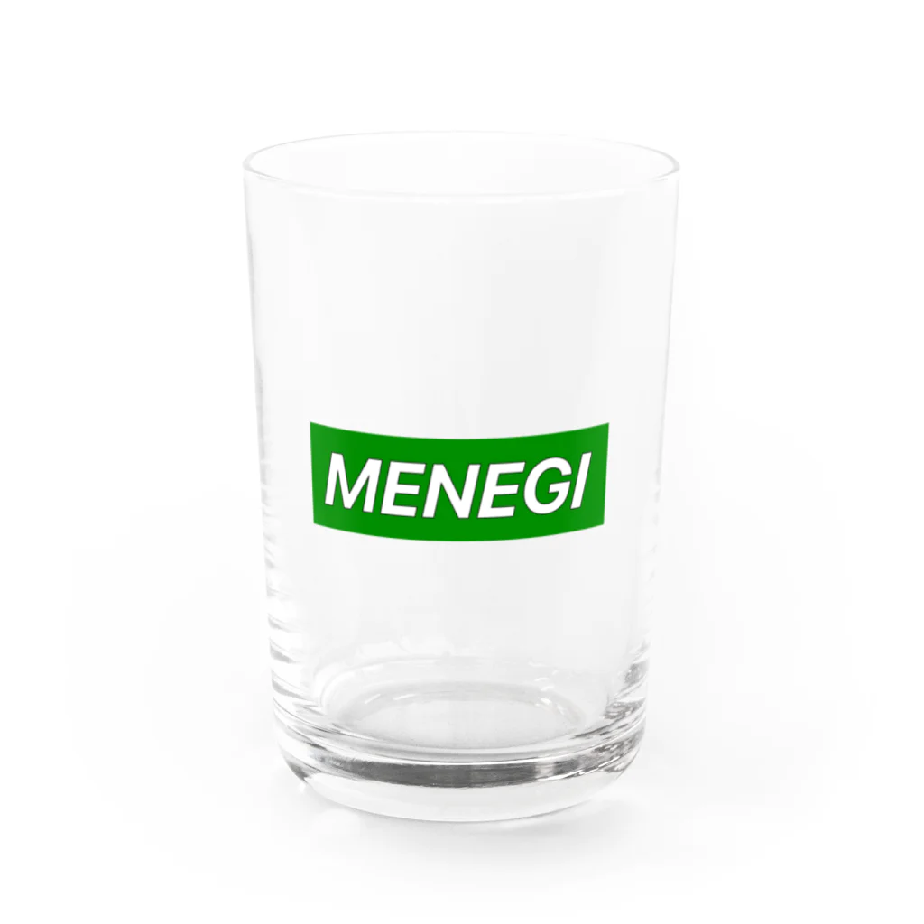 derayaのmenegi グラス前面