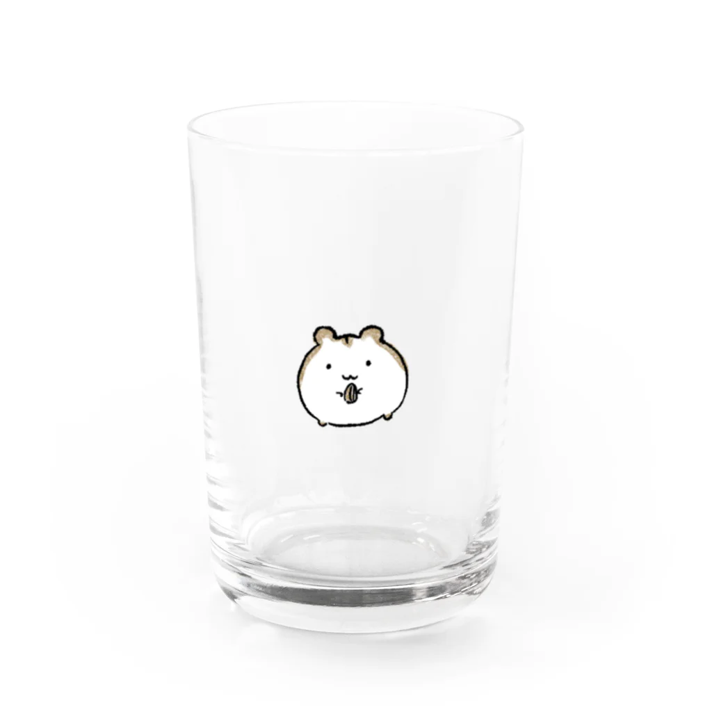 ねろのはむちぇこ Water Glass :front