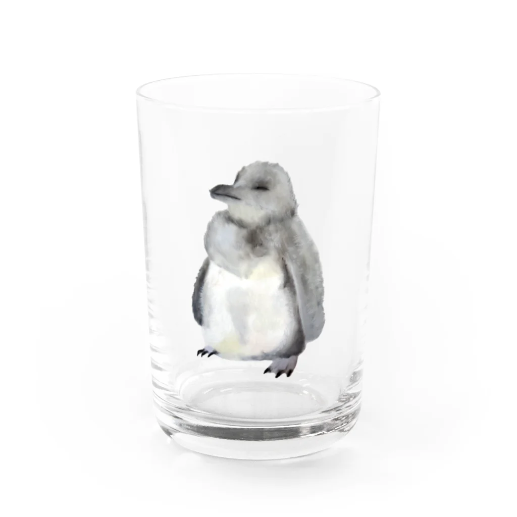 白山の山ショップのこどものぺんぎん Water Glass :front