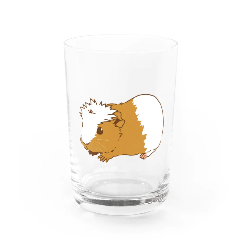 Lichtmuhleの【小さな旅人】クレステッドモルモットのクリス Water Glass :front