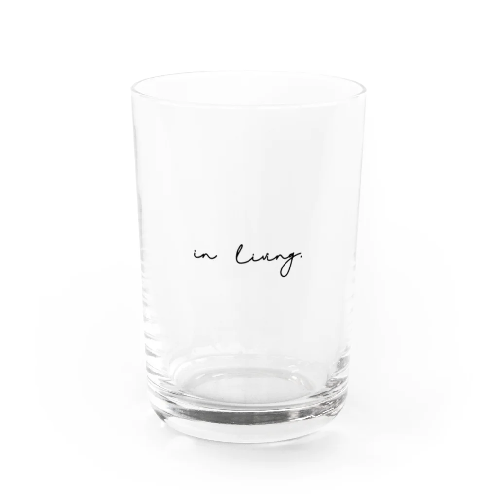 KIOSK in living. のin living. BASIC LOGO Water Glass :front