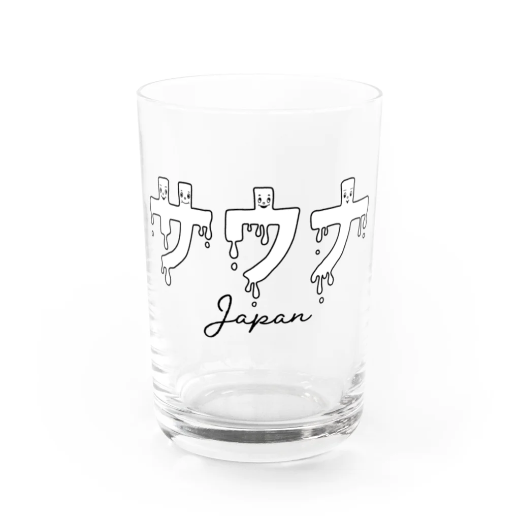 LONESOME TYPE ススのサウナJAPAN Water Glass :front