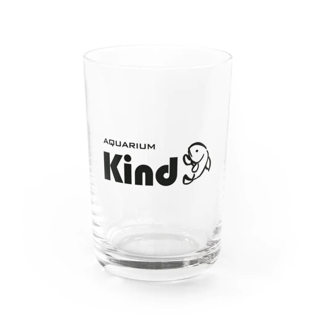 Aquarium KindのAquarium Kindのロゴグッズ Water Glass :front