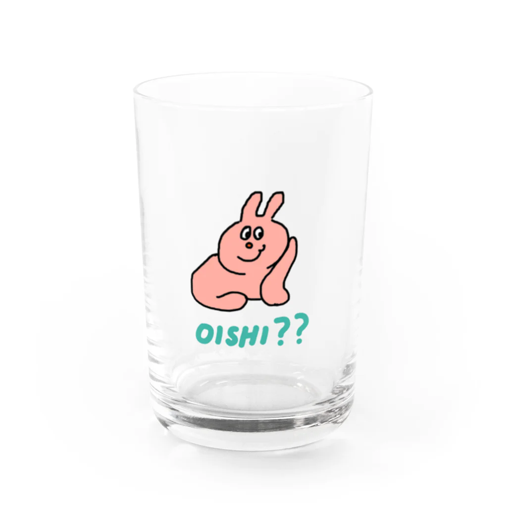 トゥディのかまってラビット Water Glass :front