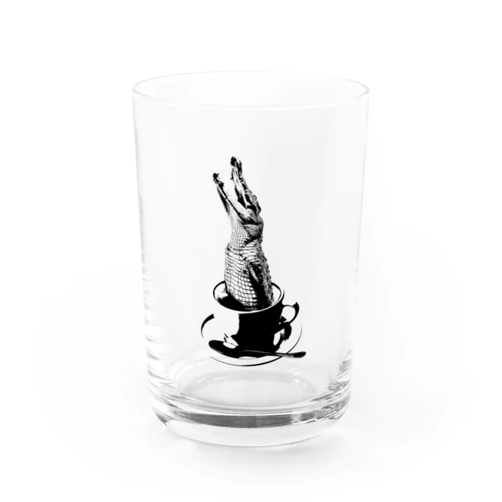 NOBODY754のCrocochinno (Black) Water Glass :front