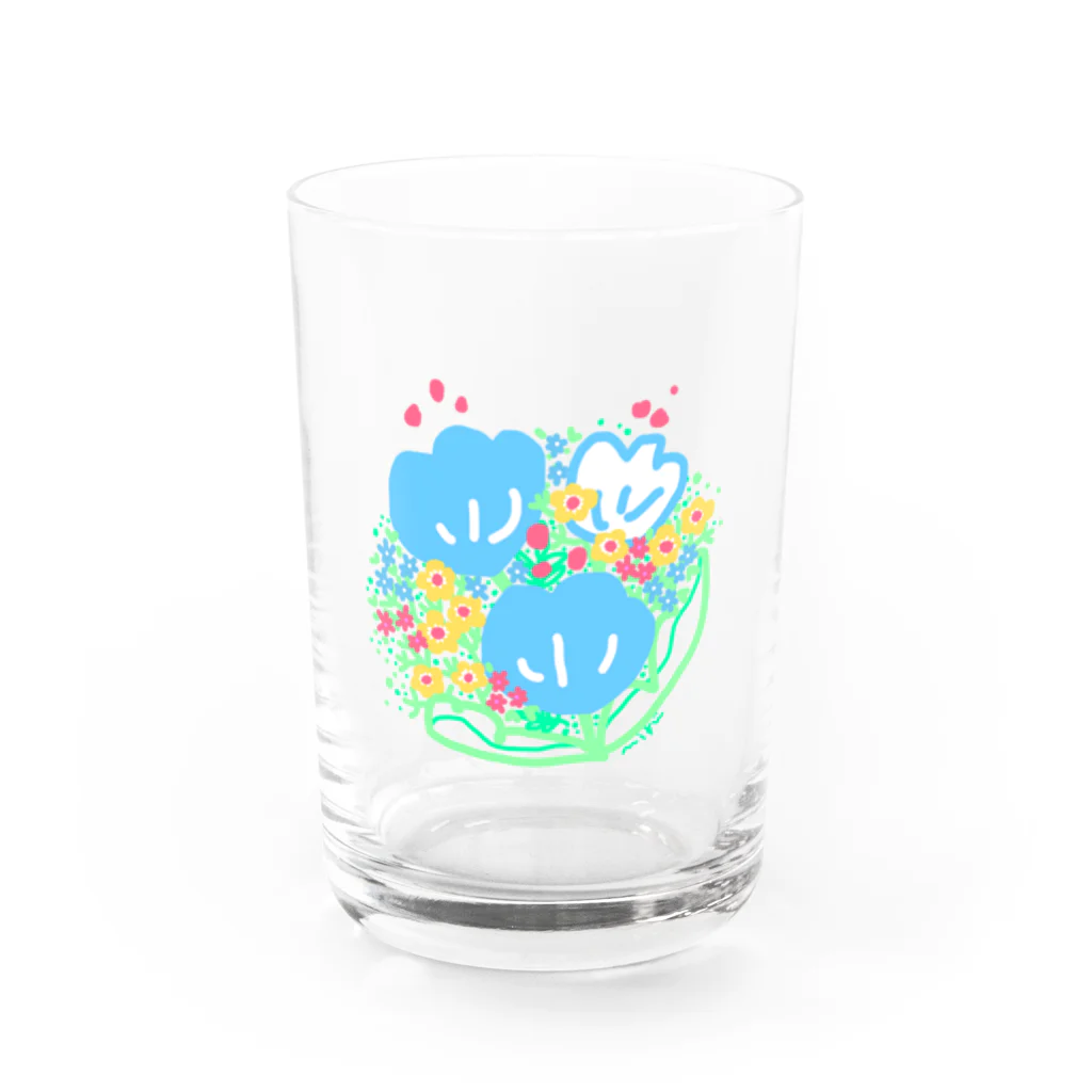 Miku Kafuu Artsの【お花を🌼🌷🌿咲かそう】シリーズ Water Glass :front