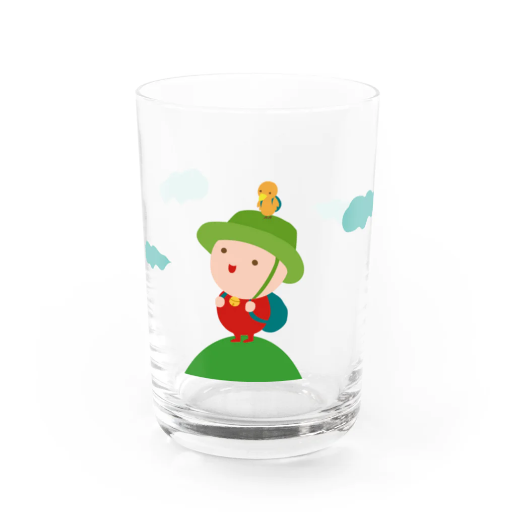 ちんまり屋のやまびこちゃん Water Glass :front