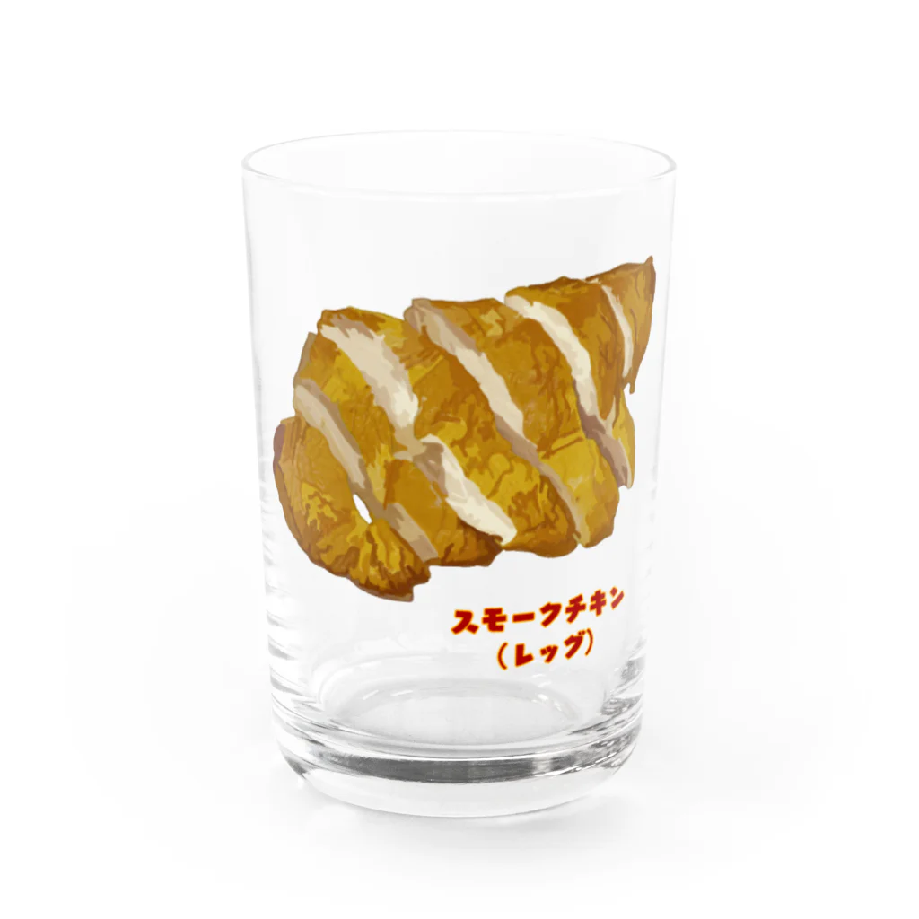 脂身通信Ｚのスモークチキン(レッグ） Water Glass :front