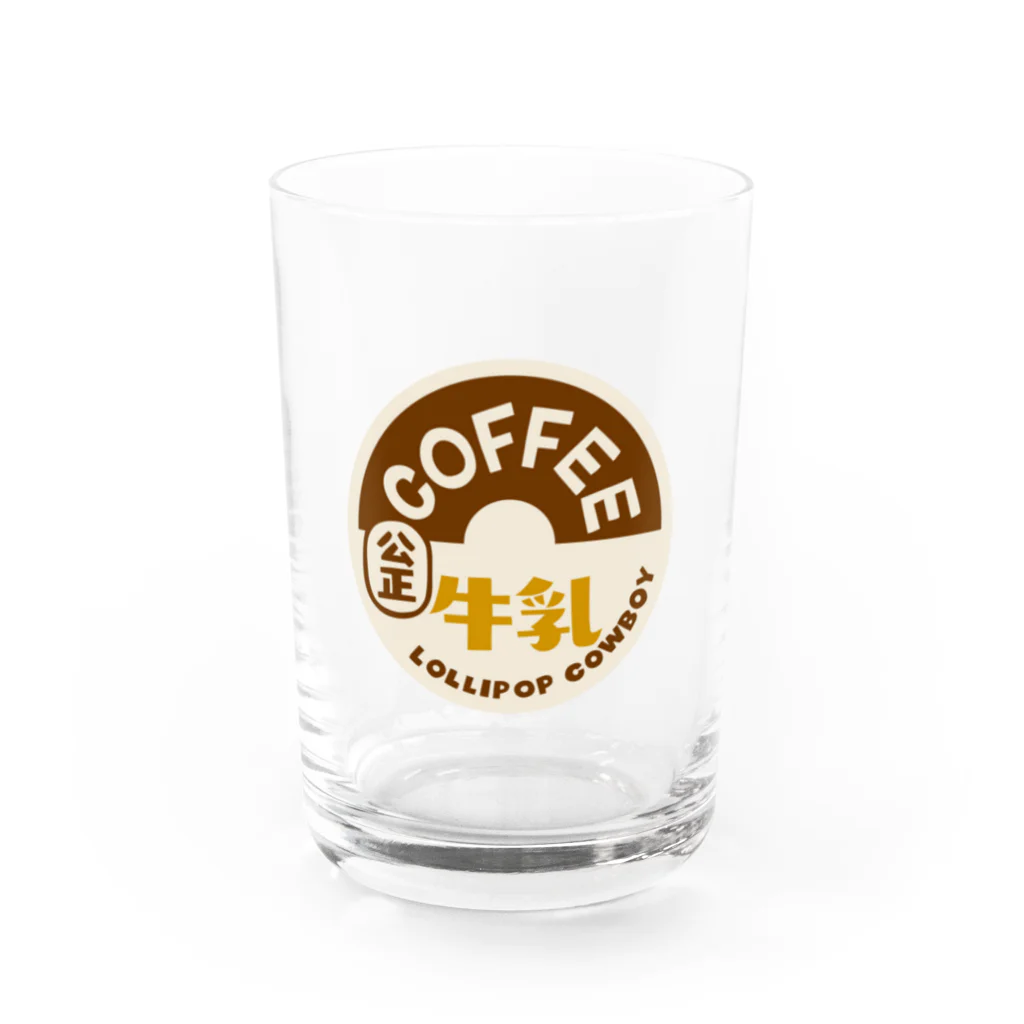 lollipop cowboyのコーヒー牛乳 Water Glass :front