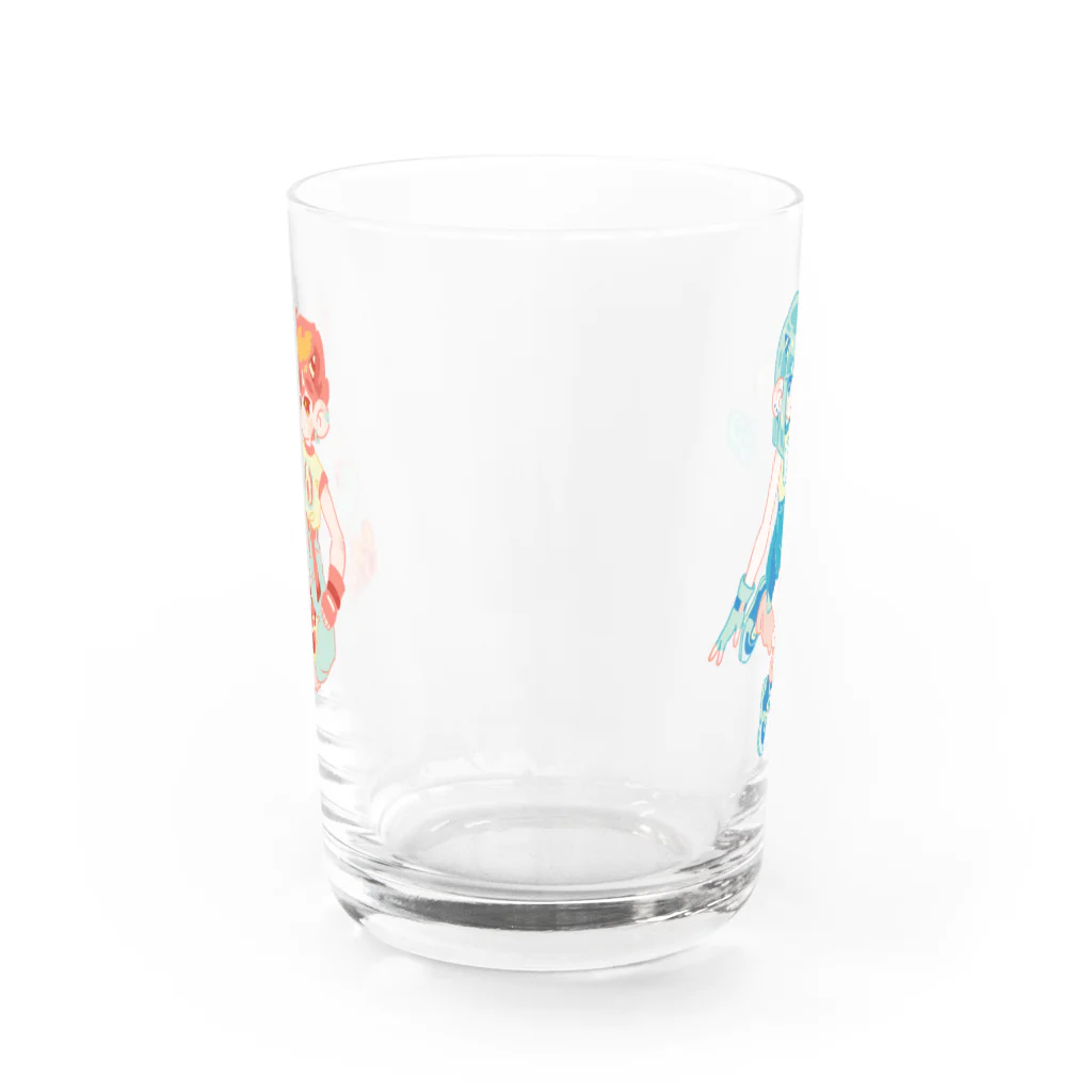 ヒロコのHOT & COLD Water Glass :front