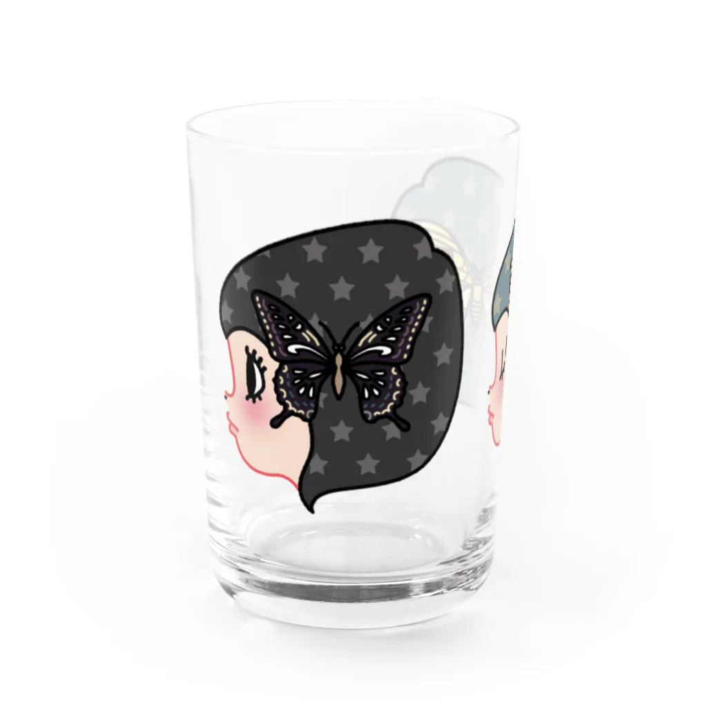 BLACKHOTCAKESのbeyond the midnight Water Glass :front