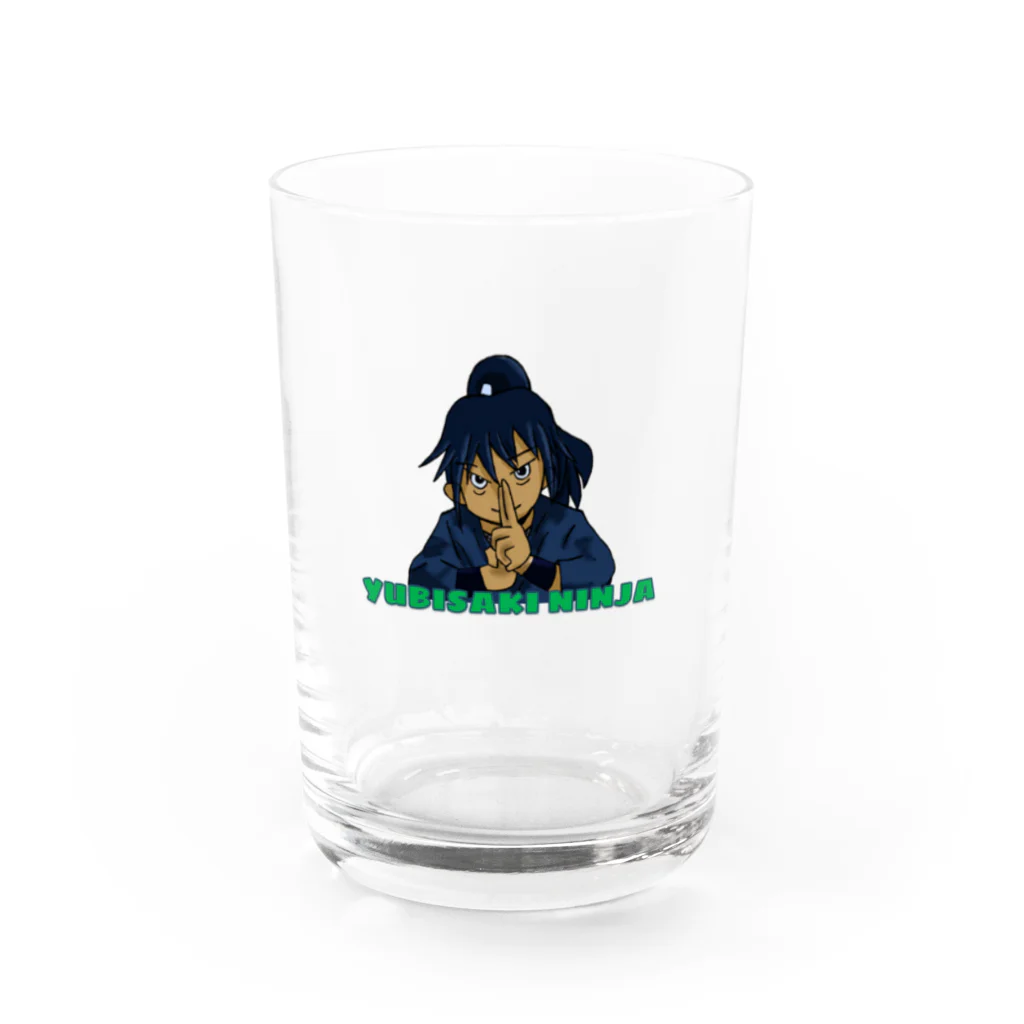 にょろもももももの指先忍者　 Water Glass :front