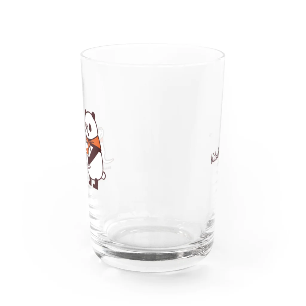 キッチュのカンパイ！　パンダのおはなし Water Glass :front