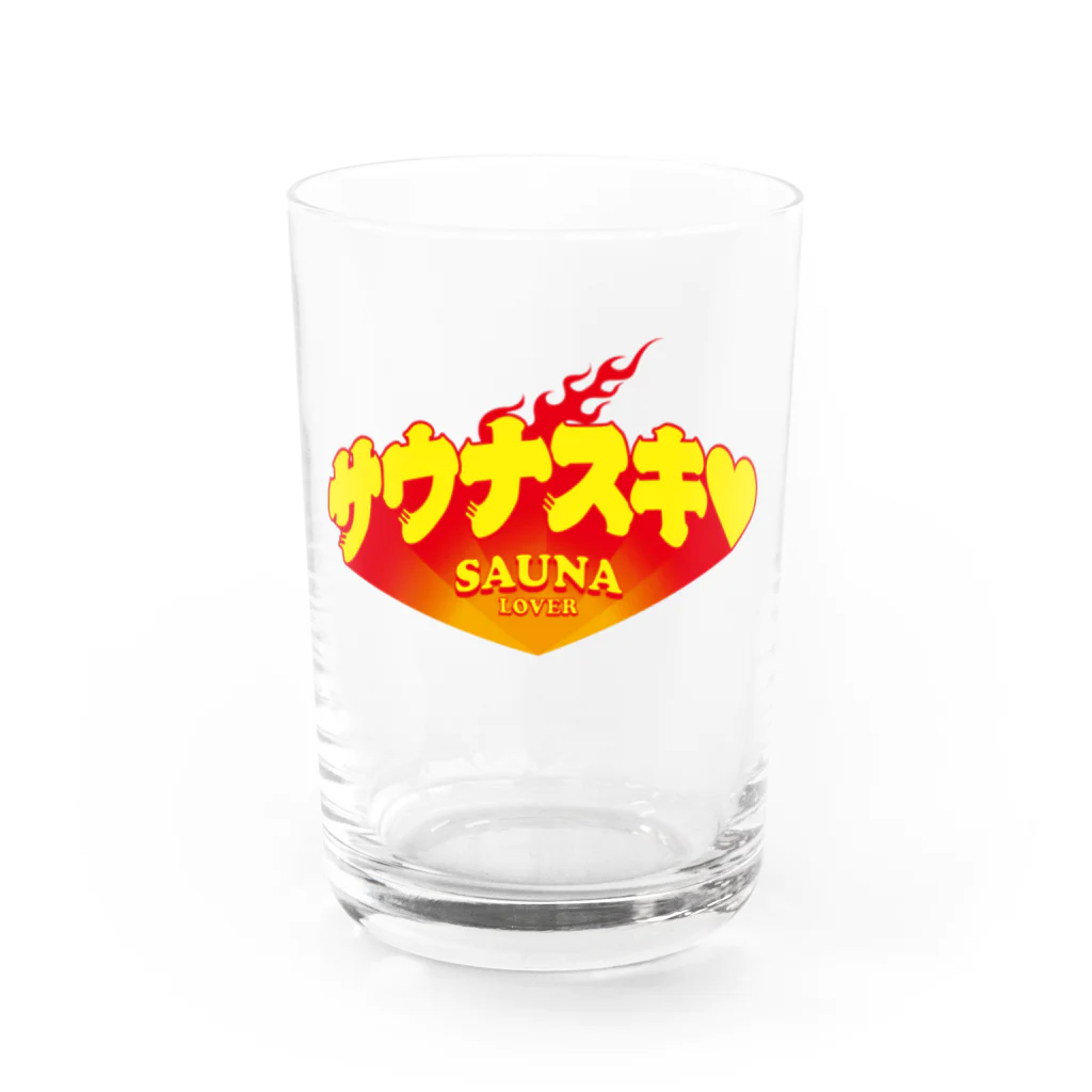 LONESOME TYPE ススのサウナスキ♥（ほむら） Water Glass :front