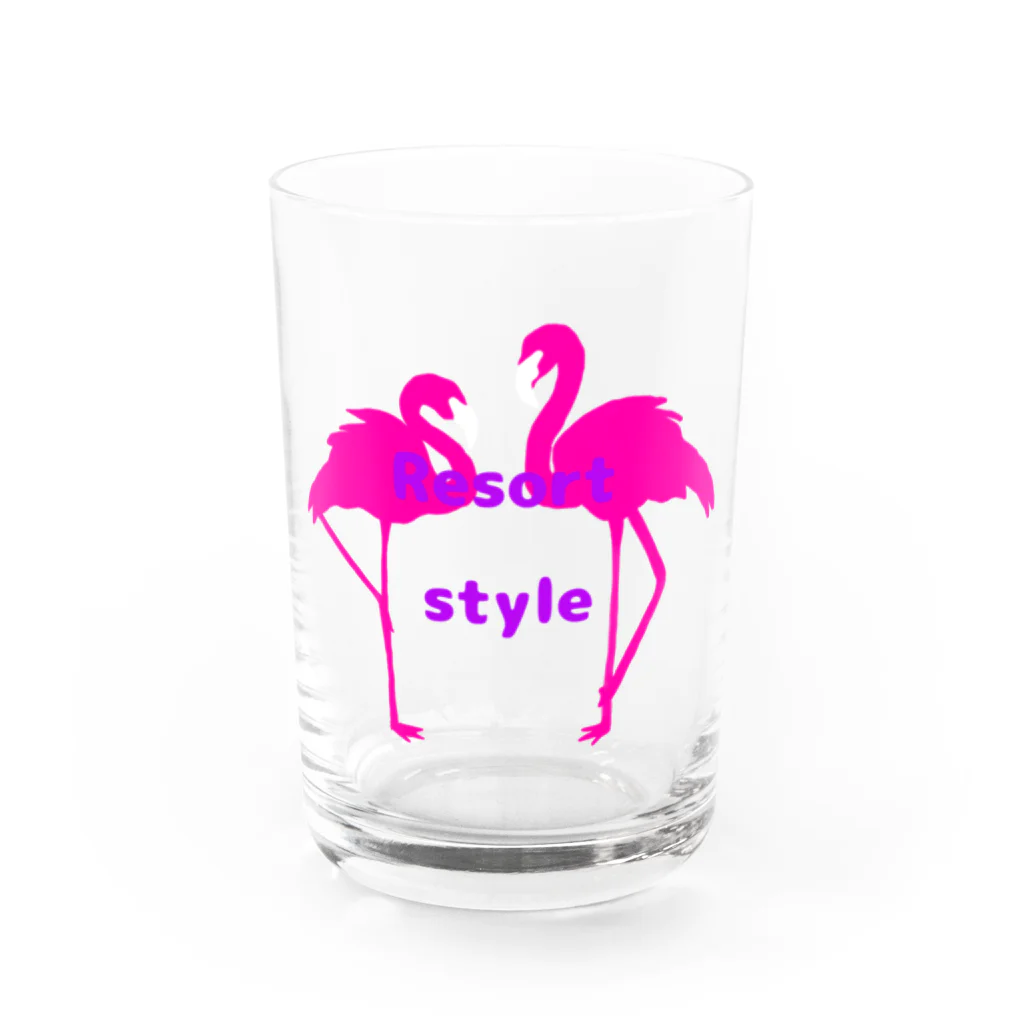 蓮水屋のResort　style Water Glass :front