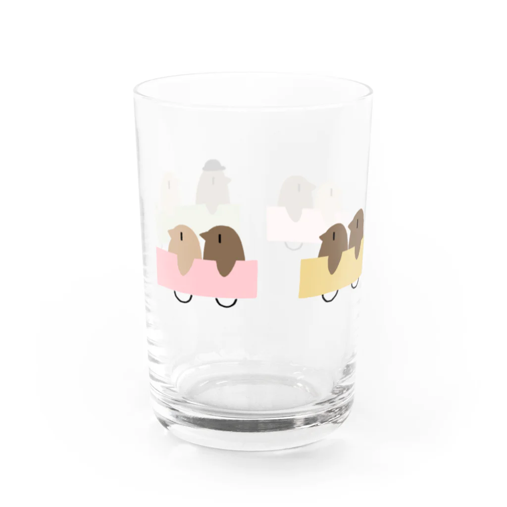 ペンギンバスのペンギンバスカラフル Water Glass :front