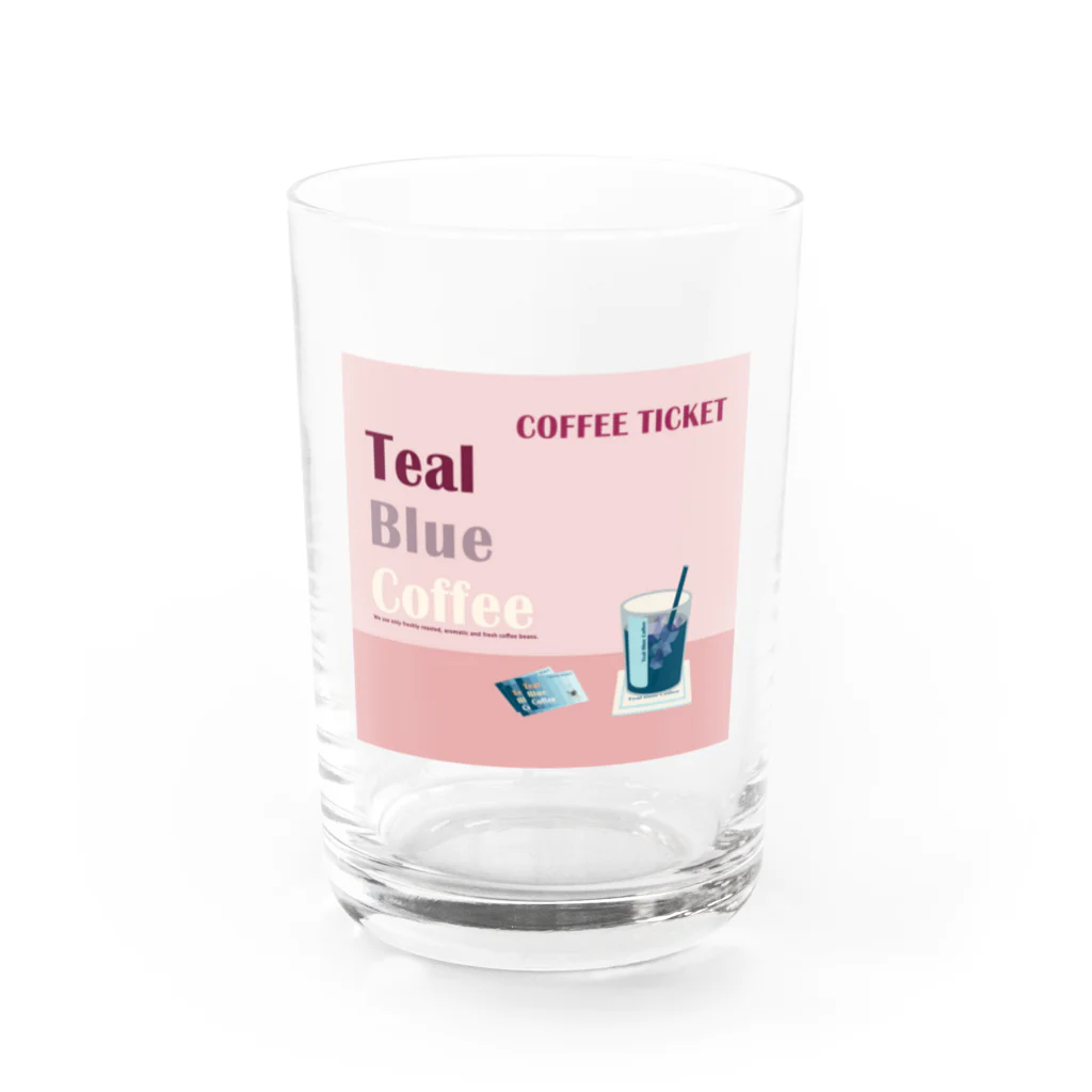 Teal Blue CoffeeのCOFFEE TICKET_ROSE Ver. 물유리前面