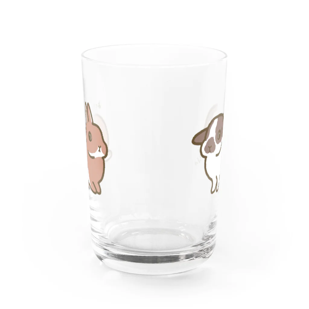 大賀一五の店のアングリーバニーR&L Water Glass :front