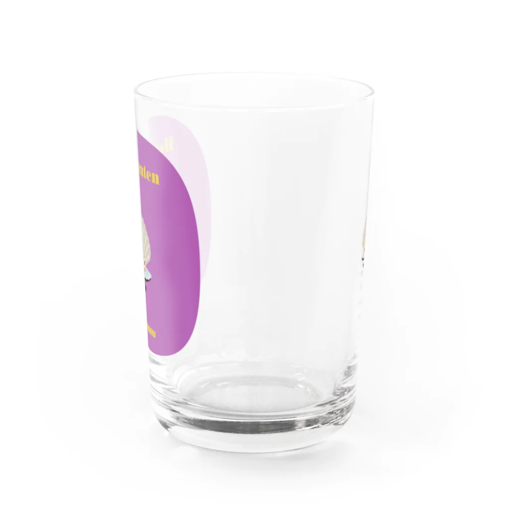 YoakeNecoのほたてんてん　東北☆家族 Water Glass :front