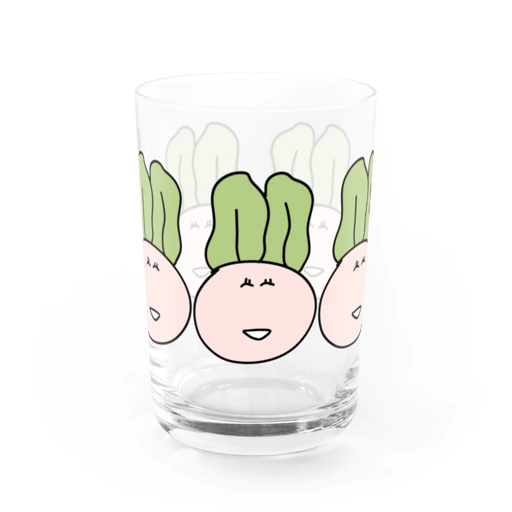 みそらのみみわかめスキマナシ Water Glass :front