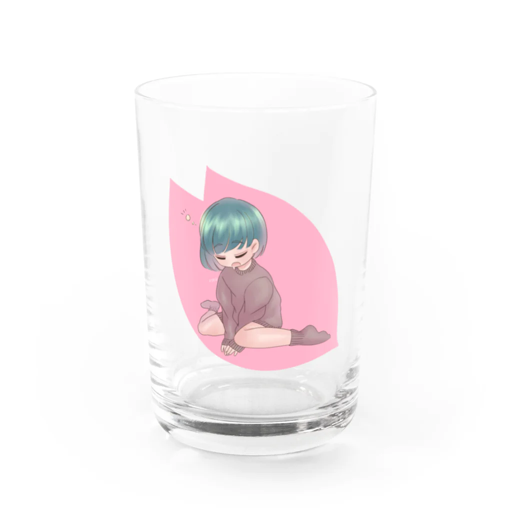 NEXT TIMEの春眠暁を覚えず@pashiri Water Glass :front