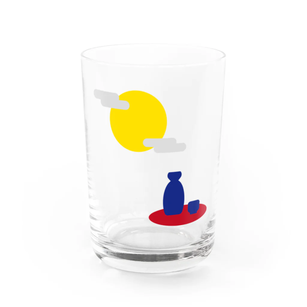 フォーヴァの月見酒 Water Glass :front