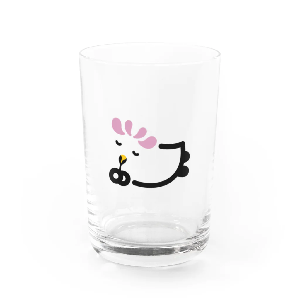 chanの蓮華草のれんちゃん Water Glass :front