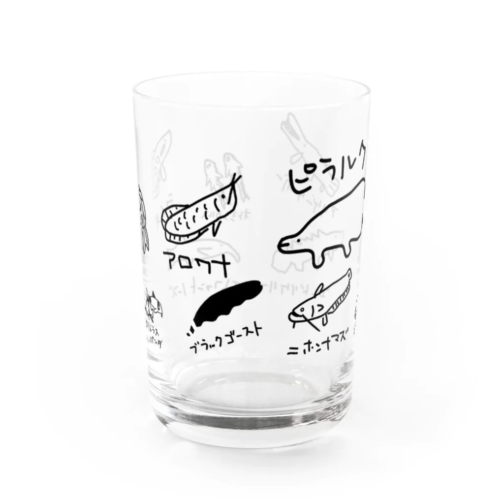 いきものや のの(本館)の淡水魚たち Water Glass :front