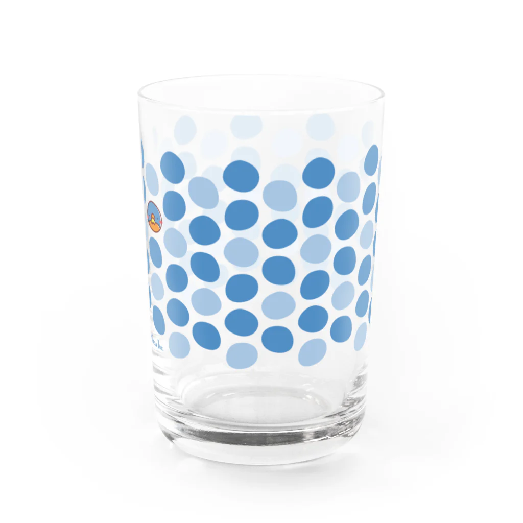 TSUBAME WORKSのdot/blue Water Glass :front