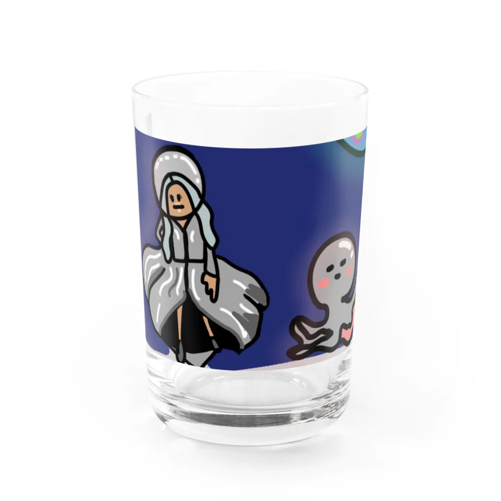 いっちゃんの宇宙に行きたいドレス Water Glass :front