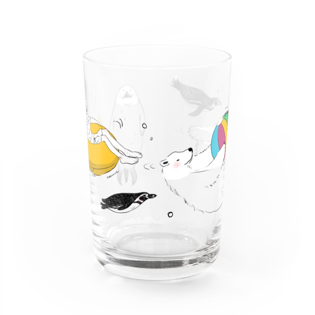 ナナイロトイロの夏の昼下がり Water Glass :front
